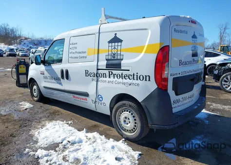 2017 Ram Promaster City Tradesman из США, поврежденный, VIN ZFBERFAB1H6D64098